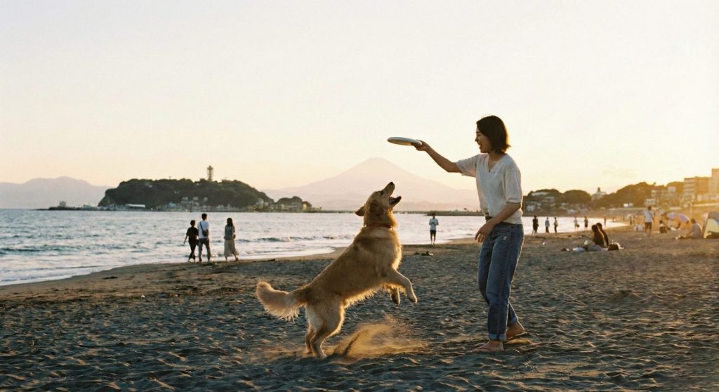 サンセット・ドッグヨガ 2025 in 湘南ビーチパーク